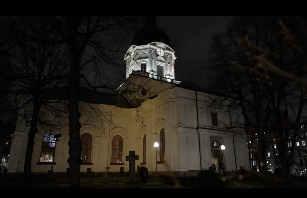 screenshot from a concert filmed by a videographer in stockholm
