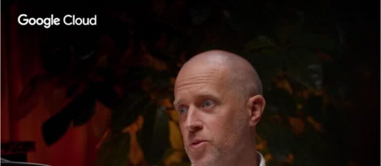Video production for Google Cloud in Stockholm - interview frame